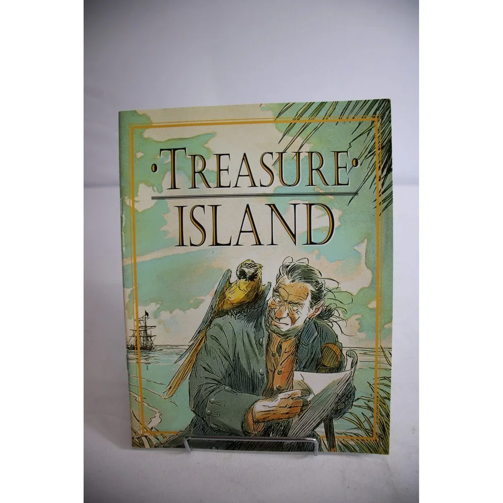 Treasure Island Childrens Book Classic Novel Adventure Pirates Long John Silver